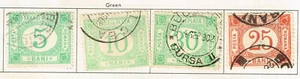 Romania Postage Due classic stamps 1881 good Postmarks - Picture 1 of 1