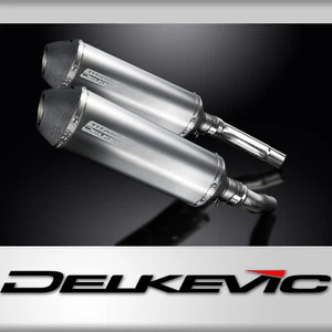 Triumph Street Triple R 675 2007-12 13.5" X-Oval Titanium Exhaust Muffler Kit - Foto 1 di 5