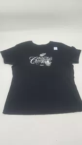 RBK Reebok Stanley Cup Champions Red Wings Final Black XL T-Shirt Short Sleeve - Picture 1 of 8