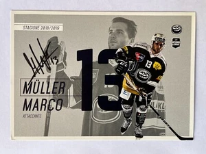 Autograph MARCO MÜLLER-HC Ambri-Piotta 18/19-Ice Hockey SWITZERLAND-signed-AK - Picture 1 of 2