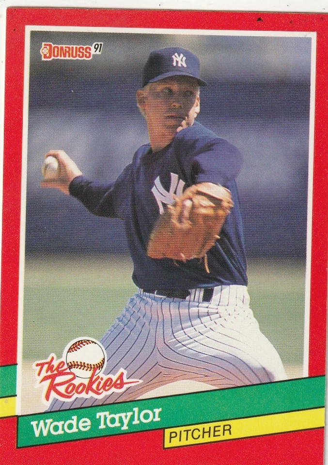 FREE SHIPPING-MINT-1991 Donruss The Rookies Wade Taylor #34 YANKEES - Image 1 of 1