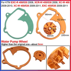 Ruota girante pompa acqua destra per KTM EXC-R 450/530 XC-W 400 XCR-W 530 EXC 450 - Foto 1 di 13