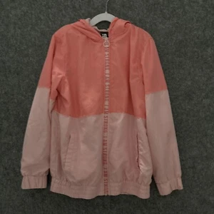 Ideology Big Girls Rainbow Striped Track Jacket Pink Size M - Picture 1 of 6