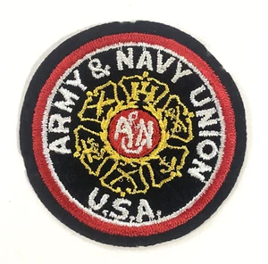 Army & Navy Union U.S.A. Round Patch Veterans Assoc. 3" Diameter Embroidered NOS - Picture 1 of 2