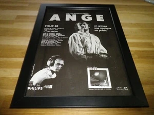 ANGE - Tour 1983 - PUB ORIGINALE ENCADREE !! ORIG ADVERT FRAMED - Imagen 1 de 3
