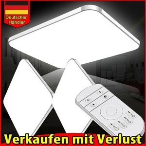 ⭐⭐⭐⭐⭐ LED Deckenleuchte Deckenlampe 16W-96W Wohnzimmer Badleuchte Dimmbar Küchen