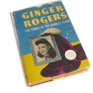 SIGNED by Ginger Rogers and the Riddle of the Scarlet Cloak Children's Book 1942 - Picture 1 of 11