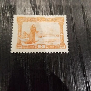 PORTUGAL 7 TH ANNIVERSARY ST. ANTHONY STAMP 5 REIS  (1895) - Picture 1 of 2