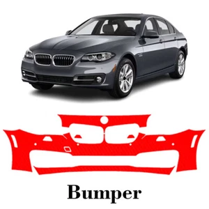 Front bumper PreCut PPF Paint Protection Film For BMW 5 Series 2014-2016 - Picture 1 of 6