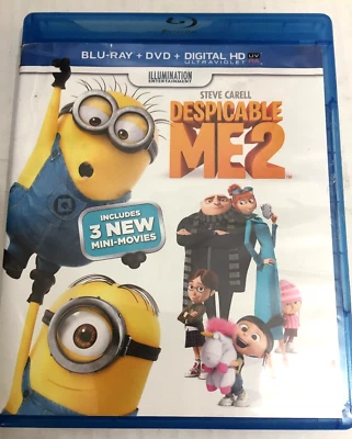 Dispicable Me 2 Blu-Ray + DVD Ships Same Day With Tracking - Image 1 of 2