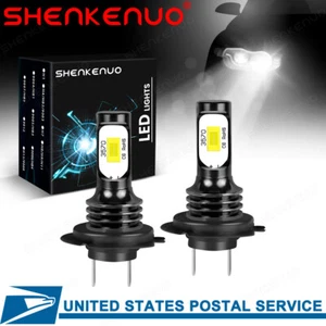 Bombillas de faros de haz alto/bajo LED H7 blancas para BMW E90 F30 328i 330i 335i - Imagen 1 de 8
