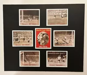 ENGLAND WORLD CUP 66 - THE FINAL - COLLECTORS CARDS MOUNTED - Picture 1 of 1