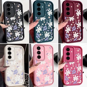 Funda para Samsung S25 Ultra S24 S23 A56 A36 A16 A15 A55 A35 Flores Niña Cover - Imagen 1 de 15