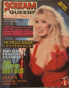 Scream Queens Illustrated #2, 1994 (Monique Gabrielle, Michelle Bauer, John Carp - Picture 1 of 1