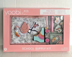 School Supply Kit Yoobi Two Colors Blue & Pink - Picture 1 of 6