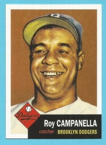 ROY CAMPANELLA 2011 Topps 60 Years Of Topps Original Back #27 (1953 Topps)
