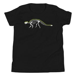 Pickleball Ankylosaurus Funny Pickle Ball Dinosaur Lover Youth T-Shirt - Picture 1 of 6