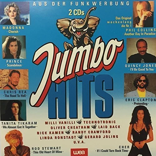 Jumbo Hits (1990) Phil Collins, Madonna, Rod Stewart, Nick Kamen, Soul .. [2 CD] - Bild 1 von 1