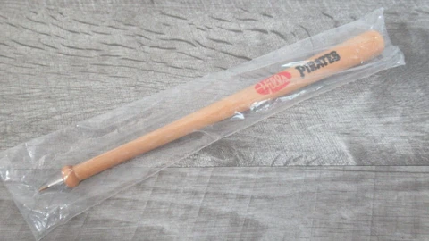 Pittsburgh Pirates Vintage Mini Baseball Bat Pen Hills Department Store Promo Cover