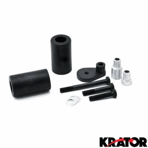Pair No Cut Black Frame Sliders For (2000 2001 2002 2003) Suzuki GSXR 600 / 750 - Picture 1 of 1