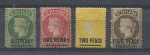 St. Helena QV 1884-94  various values mint o.g. hinged - Foto 1 di 1
