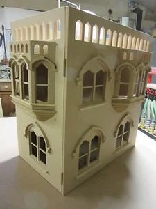 Puppenhaus Maßstab 1/12 Turmhaus Erweiterung mittelalterlicher Steinbausatz DHD - Bild 1 von 6