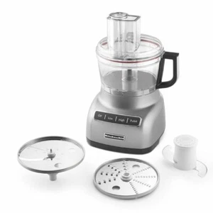 KitchenAid KFP0711CU 7-Cup Exact Slice Food Processor Contour Silver - Picture 1 of 5