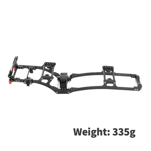 LCG Carbon Fibre Chassis Kit for SCX10 1/10 Crawler Upgrade Part B Model LY61 - Picture 1 of 4