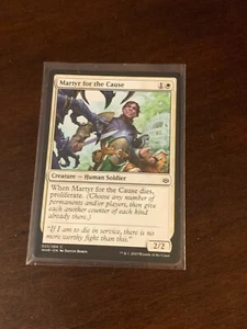 Magic the Gathering War of the Spark Martyr for the Cause - Picture 1 of 2