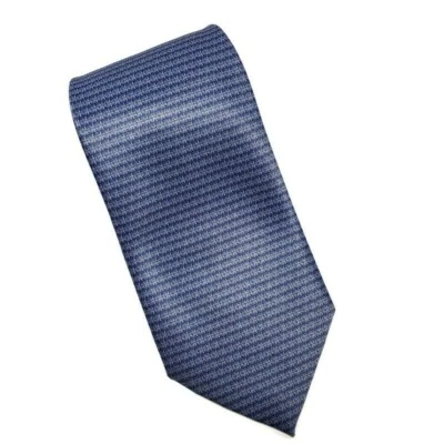Corbata de cuello UMO LORENZO Italia para hombre azul poliéster geométrico hecha en Corea carrera  Foto 1 de 4