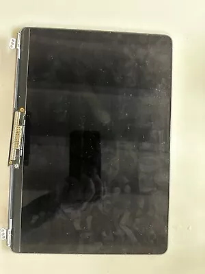 Apple MacBook A1534 12" Early 2016 Space Grey Cracked LCD Assembly 661-04746 - Image 1 of 2
