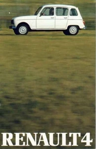 Katalog Prospekt Renault 4 1980/1981 Frankreich - Bild 1 von 2