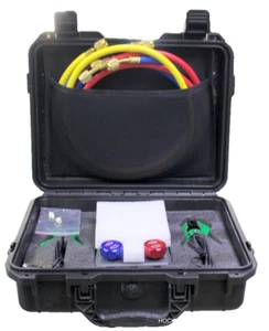 DUOYI DY517A DIGITAL MANIFOLD PRESSURE TESTER - Picture 1 of 7