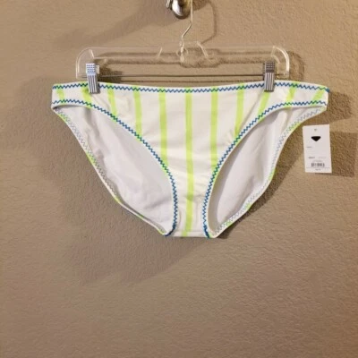 TAN Nuevo Traje de Baño Juniors Kiwi Rayas Ligero Pierna Alta Parte Inferior Talla XXL [19] Foto 1 de 4