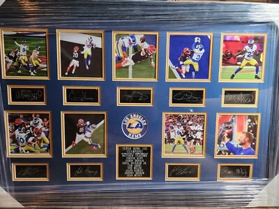 Autógrafos, fotos, encuadre personalizado del Campeonato del Superbowl de Los Angeles Rams Foto 1 de 4