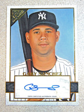2020 TOPPS GALLERY #40 GARY SANCHEZ AUTO SIGNED AUTOGRAPH NEW YORK YANKEES
