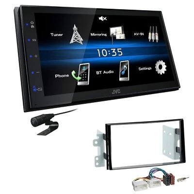 JVC 2 DIN Digital Autoradio Bluetooth USB für KIA Carens III Facelift 2011-2013 - Bild 1 von 4
