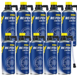 Reifendoktor 10x 450ml Reifenpilot Reifendicht Pannenhilfe Reifen Doctor MANNOL - Bild 1 von 2