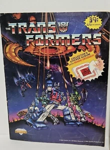 Transformers The Movie 1986 Diamond Hasbro Sticker Book~NO decoder~Incomplete - Picture 1 of 24