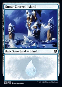 MTG magic cards 1x Snow-Covered Island (279) Kaldheim NM-Mint, English - Picture 1 of 1