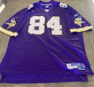 Randy Moss #84 Minnesota Vikings NFL Reebok Jersey Size XXL +2 Length - Picture 1 of 4