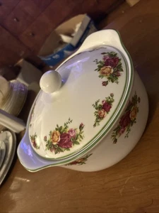 Old Country Roses Royal Albert 5 Pint Kasserolle 1998 Royal Doulton - Bild 1 von 15