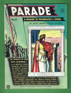 #GG.   AUSTRALIAN PARADE MAGAZINE   #8  JULY 1949, ZENOBIA COVER - Bild 1 von 1