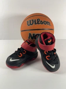 Nike LeBron James Soldier Black And Red Sneakers Size 5c - Picture 1 of 11