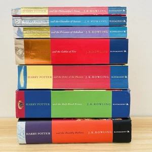 Harry Potter Books 1-7 Original Cover Bloomsbury First Edition Rare Paperbacks - Picture 1 of 21