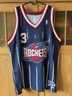 Houston Rockets Steve Francis 2000 Puma Authentic Pro Cut Game Worn Jersey 50 +1