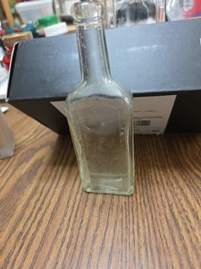 Vintage Aqua Medicine Bottle Embossed Chas. H. Fletchers Castoria c1900-1915 - Picture 1 of 4