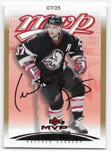 03/04 UPPER DECK MVP CANADIAN EXCLUSIVES PARALLEL #55 Curtis Brown #7/25 - Picture 1 of 1