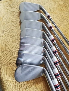 Mizuno MP-20 SEL forged Left-Handed (LH) X-Stiff Irons (3-PW) - Picture 1 of 11