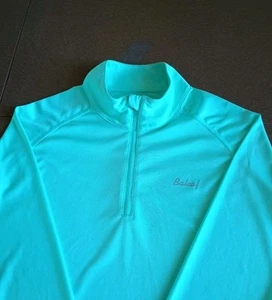 Bayleaf LSF UPF 50 Bluse M Seafoam Green Quarter Zip Daumenöffnung Damen - Bild 1 von 9